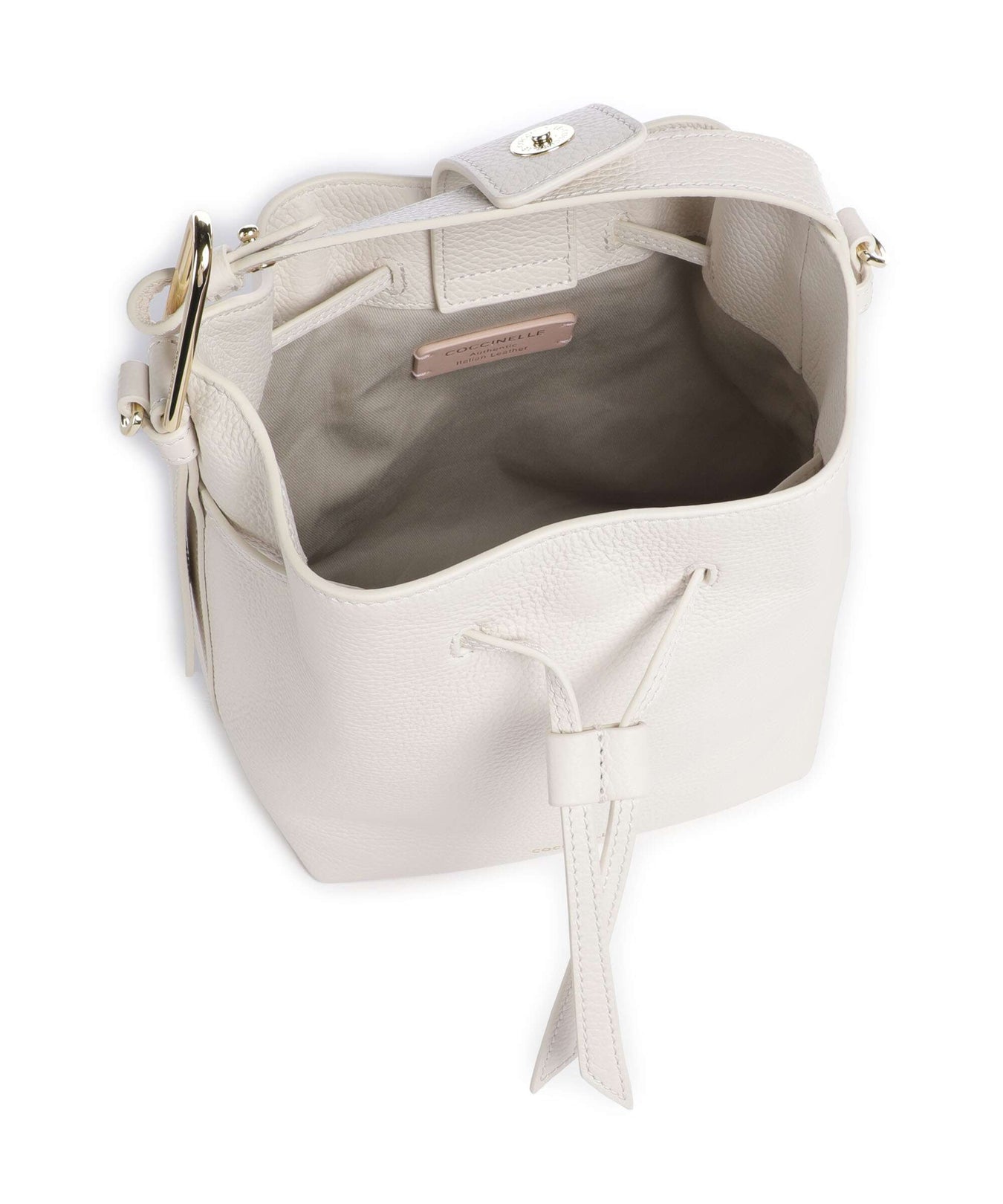 Coccinelle Malory Bucket bag blanco