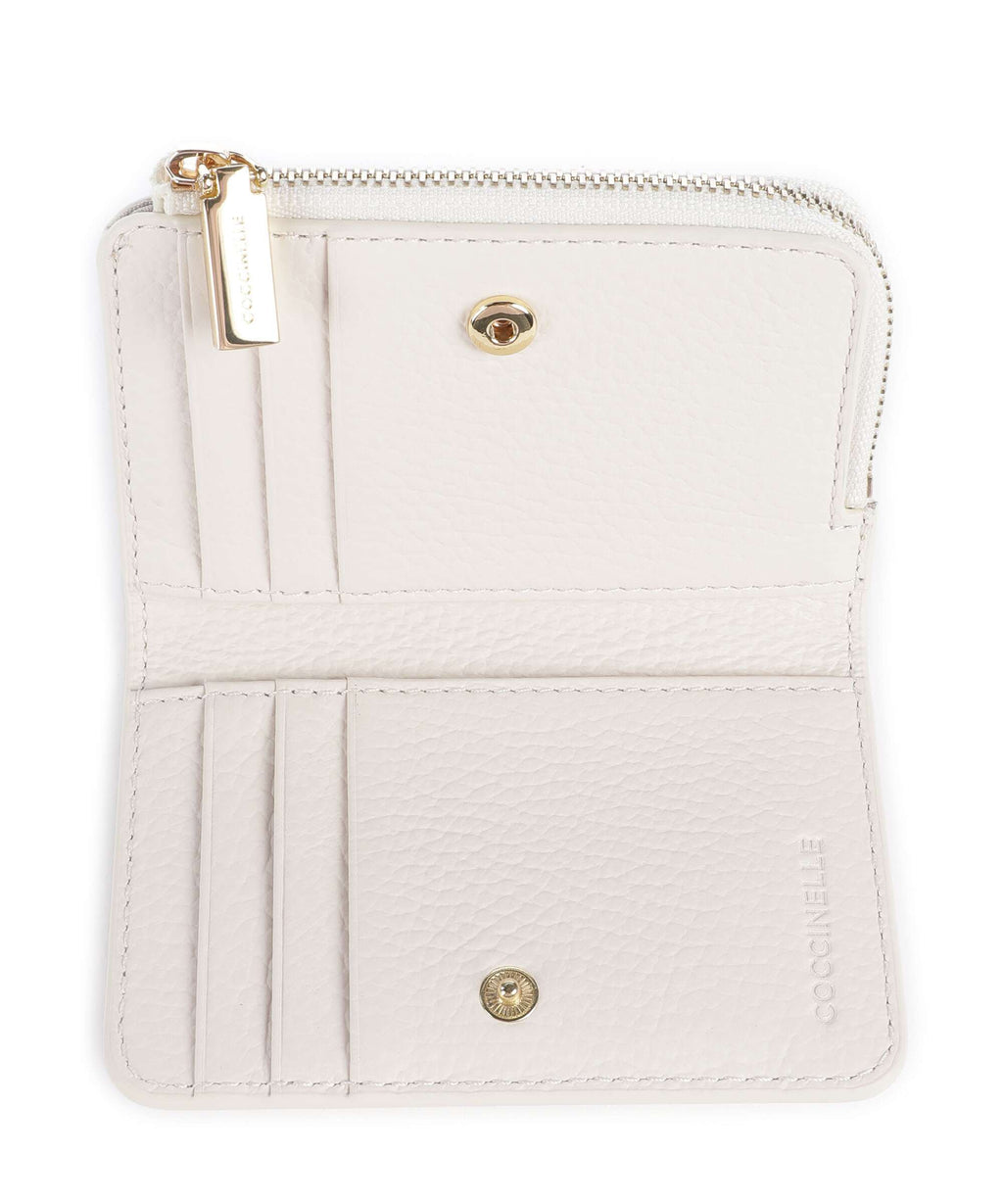 Coccinelle Metallic Soft Wallet blanco