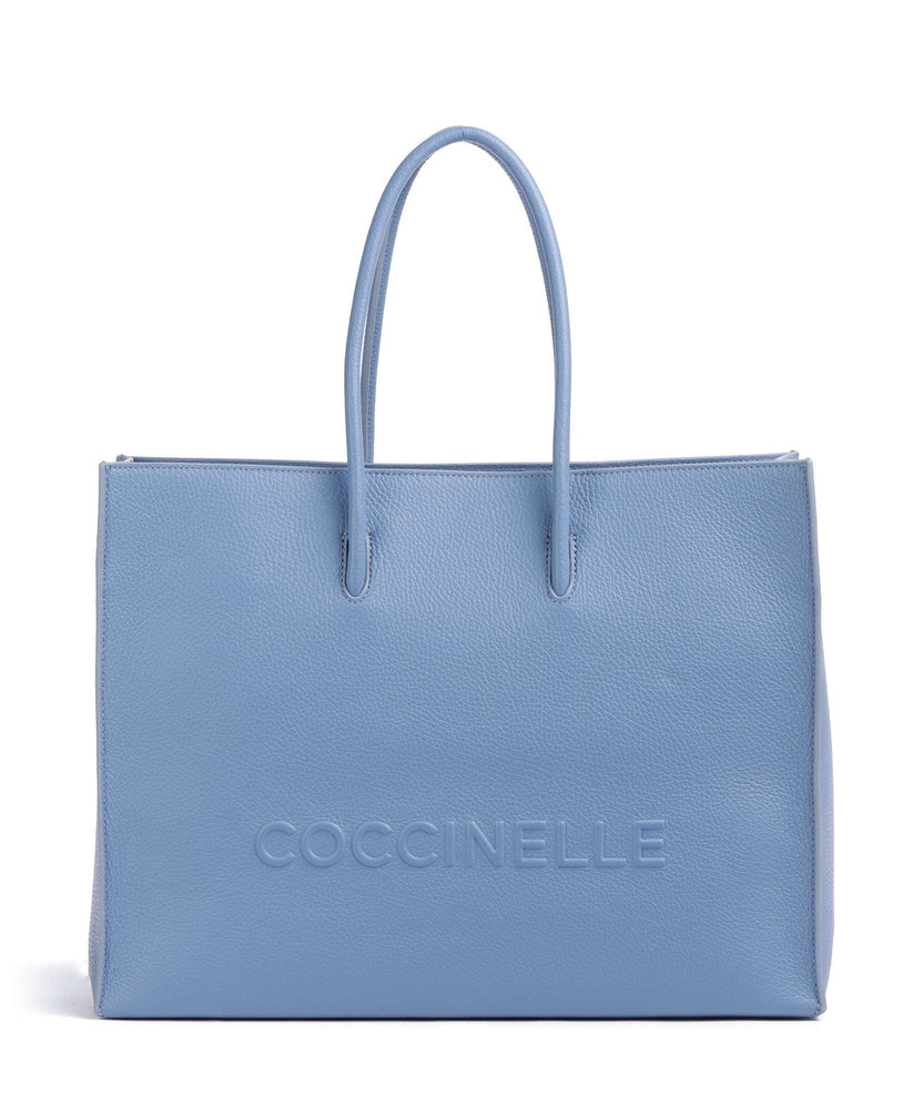 Coccinelle Myrtha Maxi Logo Tote bag azul