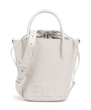 Coccinelle Myrtha Maxi Logo Borsa a secchiello blanco
