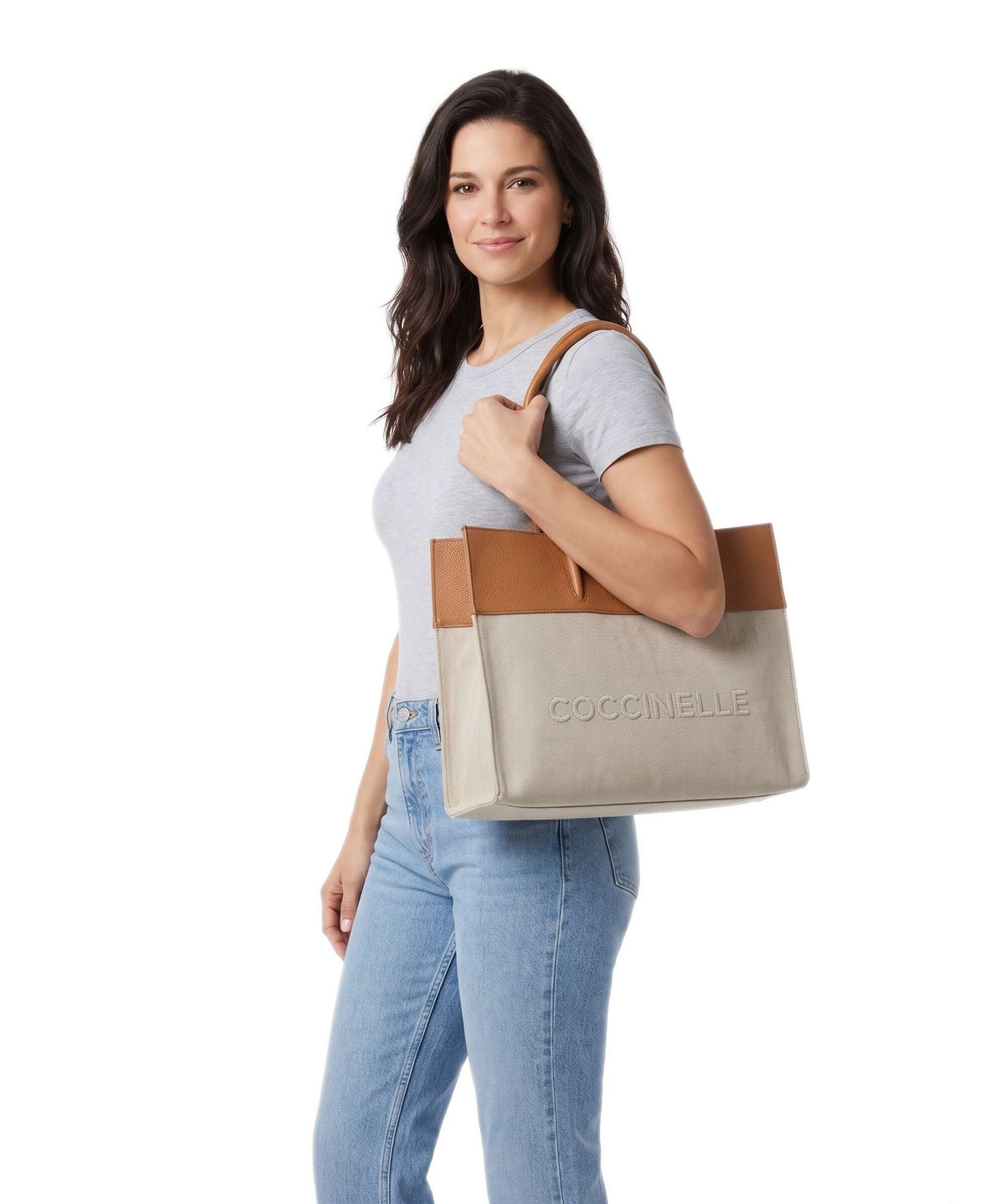 Coccinelle Myrtha Tote bag natural/cuir