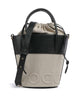 Coccinelle Myrtha Canvas Sac seau natural/noir