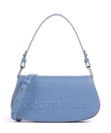 Coccinelle Myrtha Maxi Logo Sac porté épaule azul