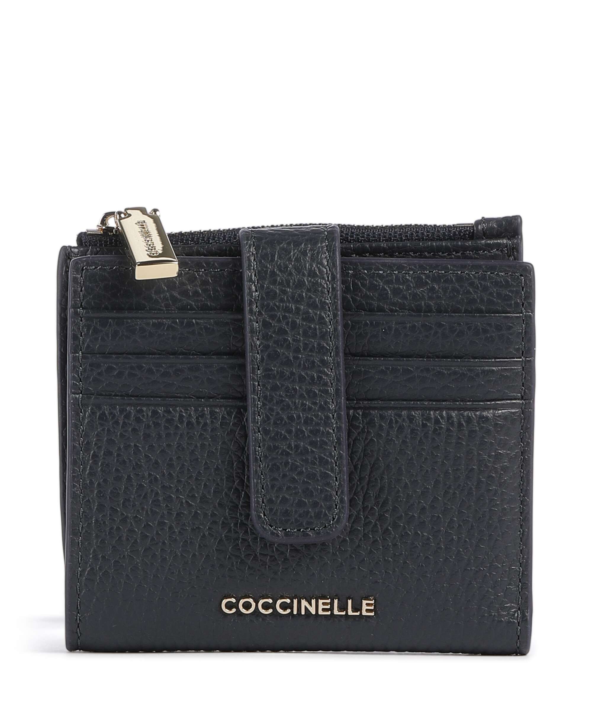 Coccinelle Metallic Soft Wallet midnight blue