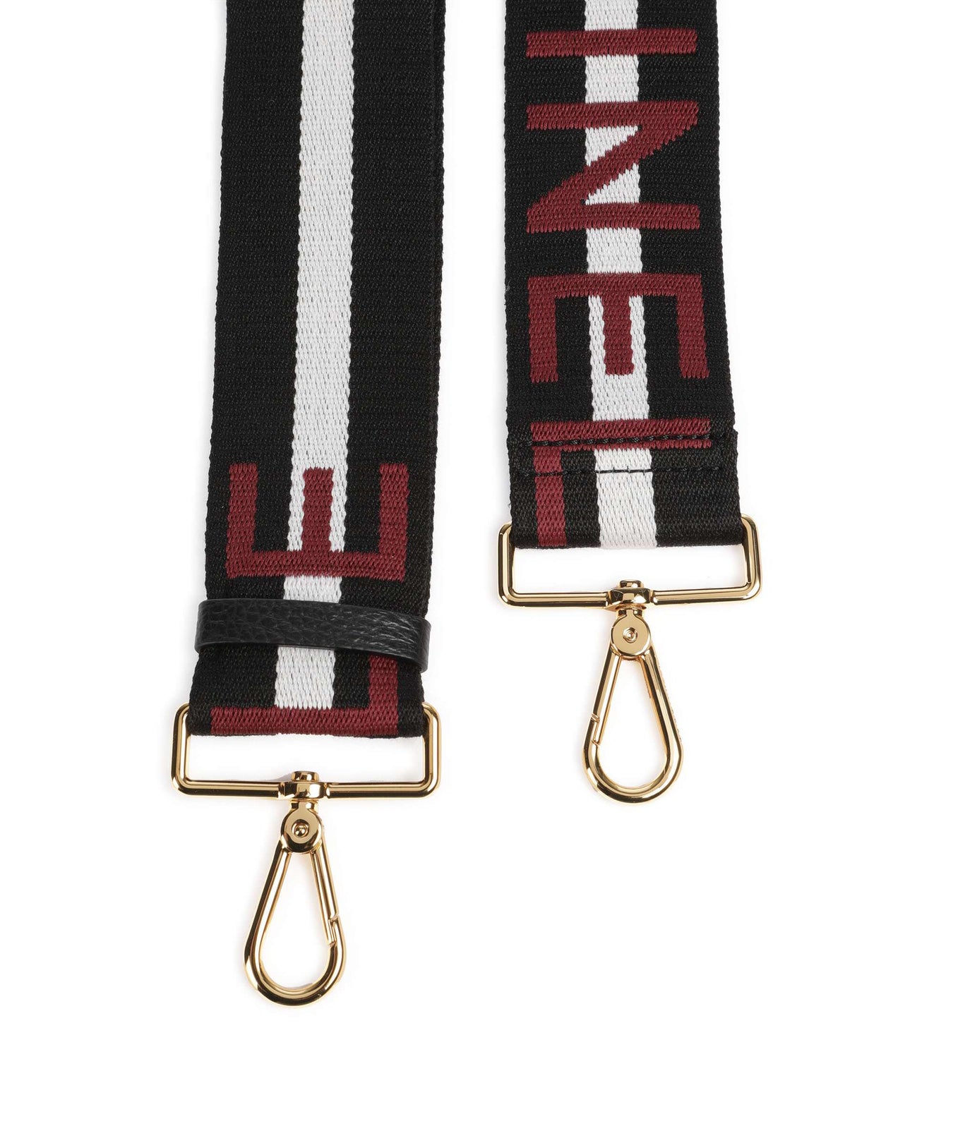 Coccinelle Nastro Signature Bag strap multicolour/noir