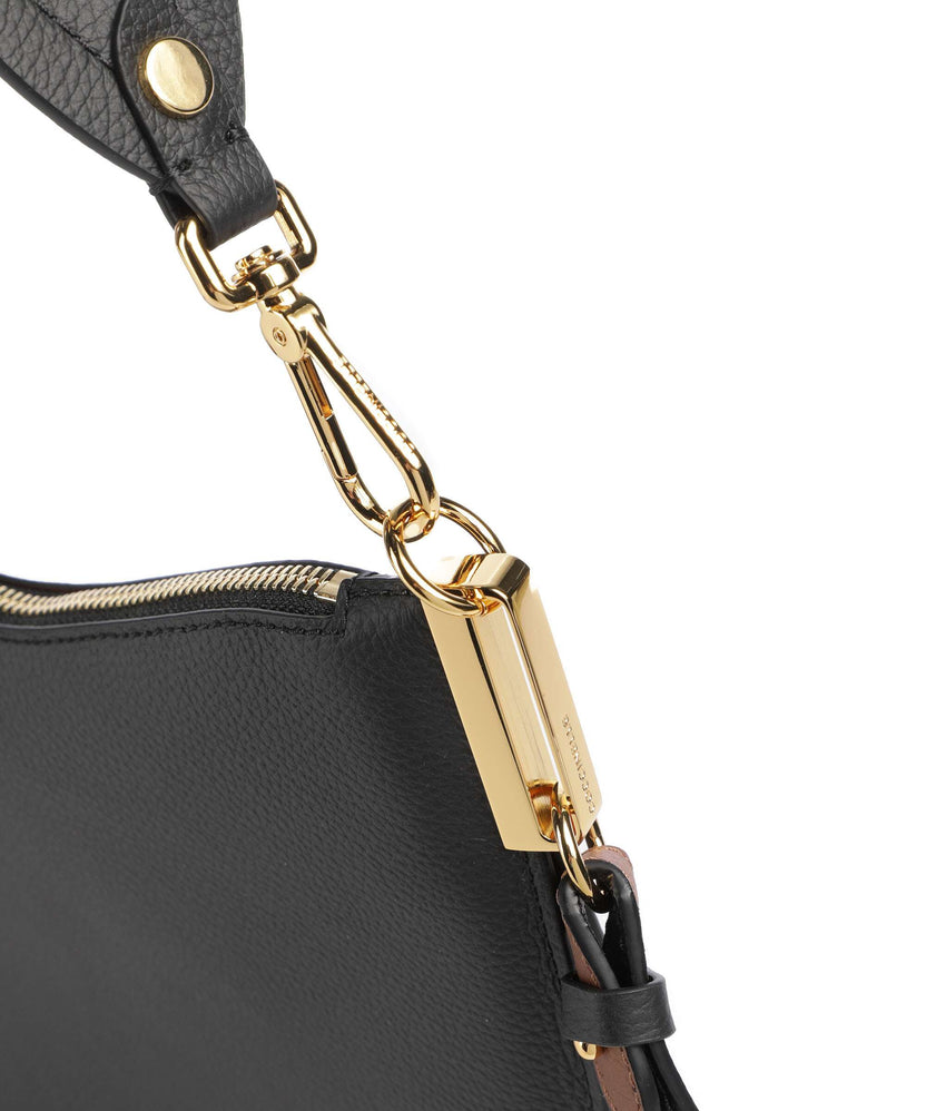 Coccinelle Sunup Hobo bag noir/cognac