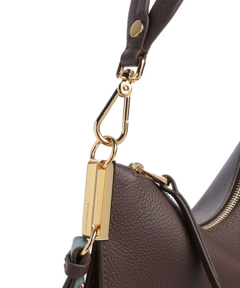 Coccinelle Sunup Hobo bag brunet/arctic blue