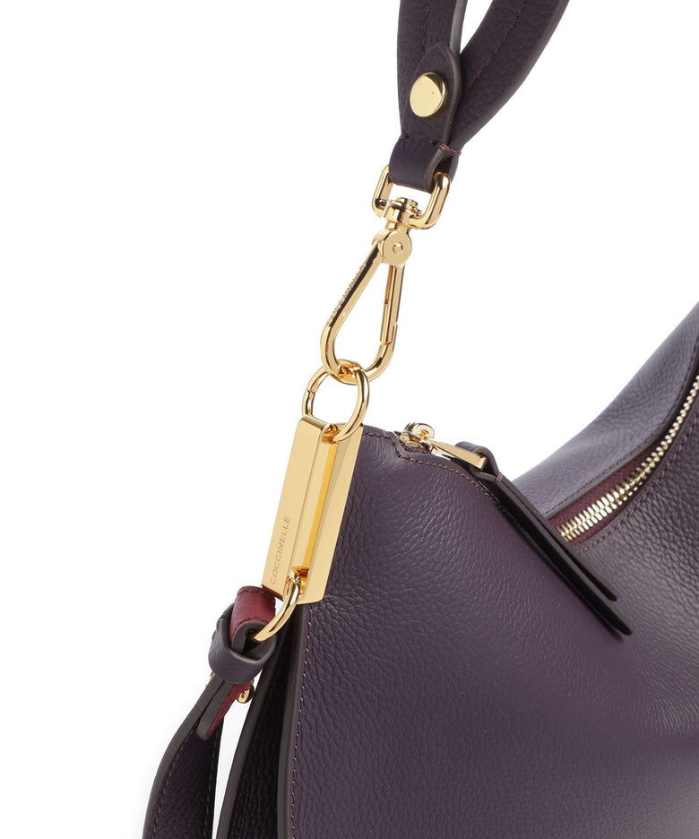 Coccinelle Sunup Hobo bag prune/ribes