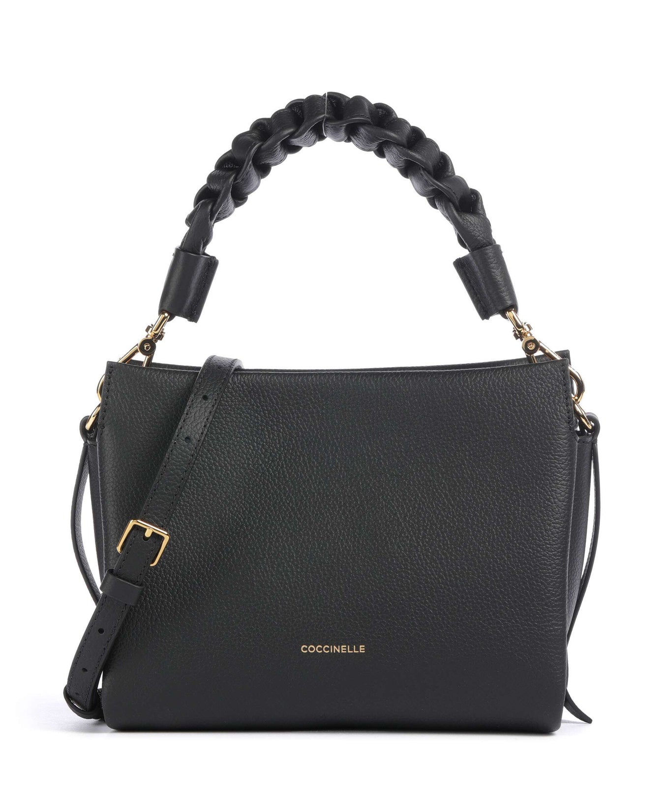 Coccinelle Boheme Grana Double Handbag noir/cognac