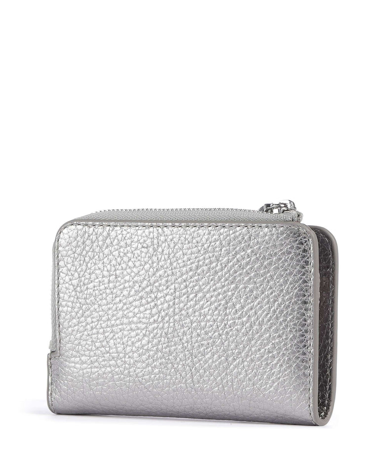 Coccinelle Metallic Soft RFID Wallet steel