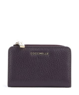 Coccinelle Metallic Soft Portefeuille prune