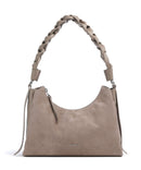 Coccinelle Boheme Suede Shoulder bag warm taupe