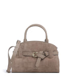 Coccinelle Sabine Suede Borsa a mano warm taupe