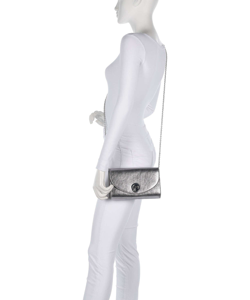 Coccinelle Nikla Smooth Crossbody bag steel