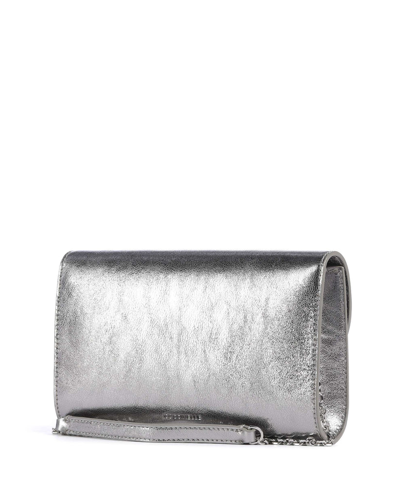 Coccinelle Nikla Smooth Crossbody bag steel