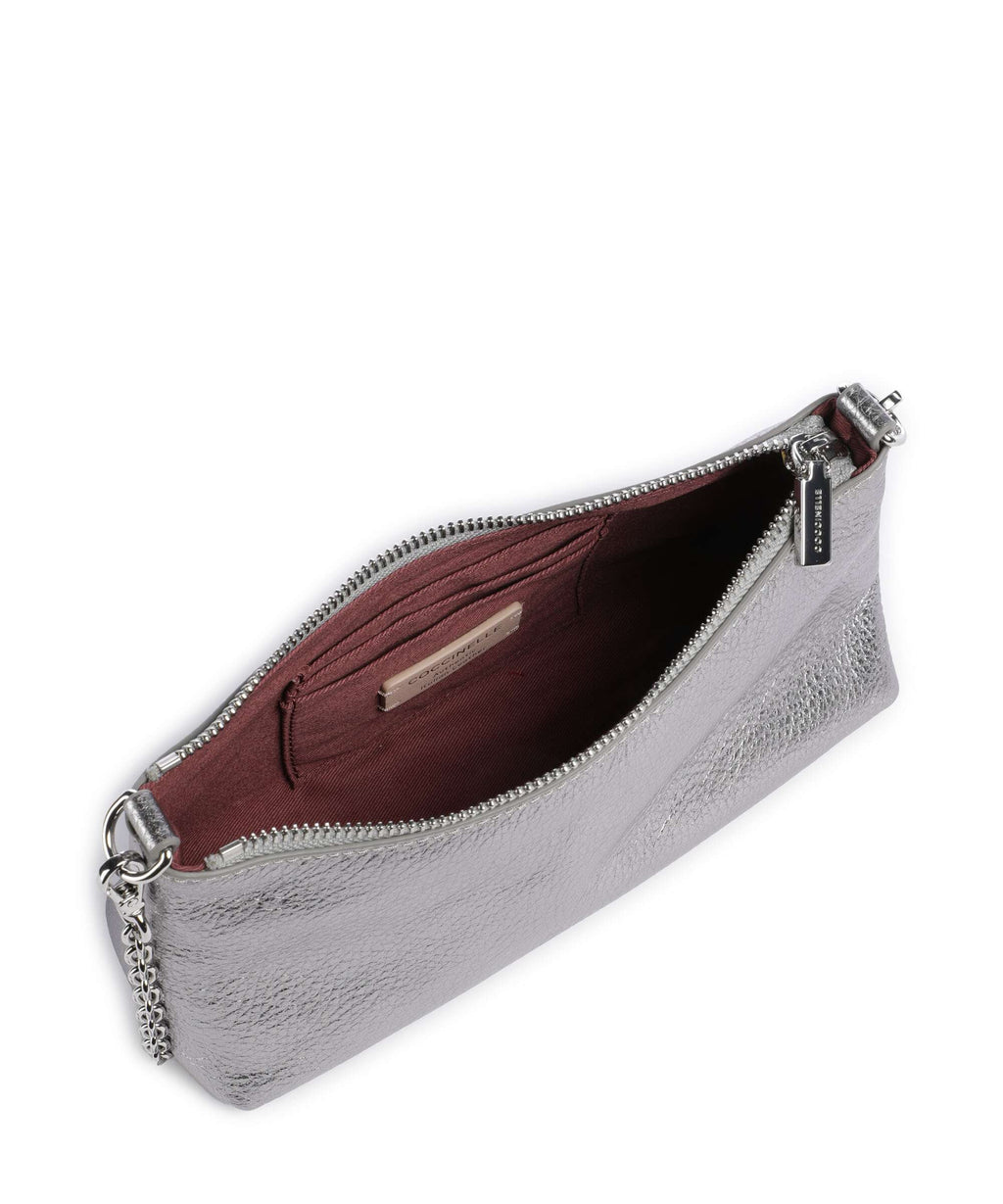 Coccinelle Aura Shoulder bag steel