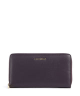 Coccinelle Metallic Soft Geldbörse prune