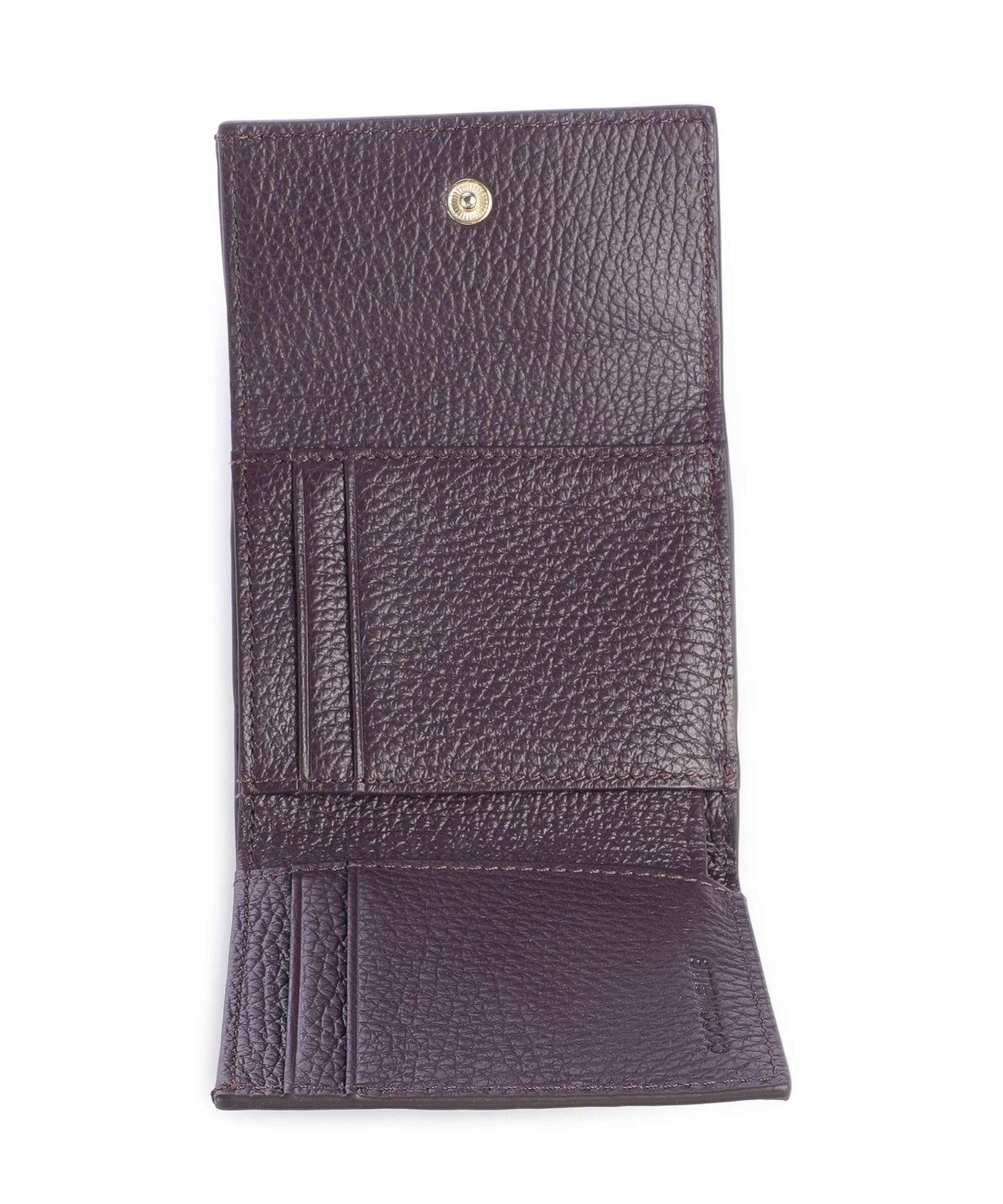 Coccinelle Metallic Soft RFID Wallet prune
