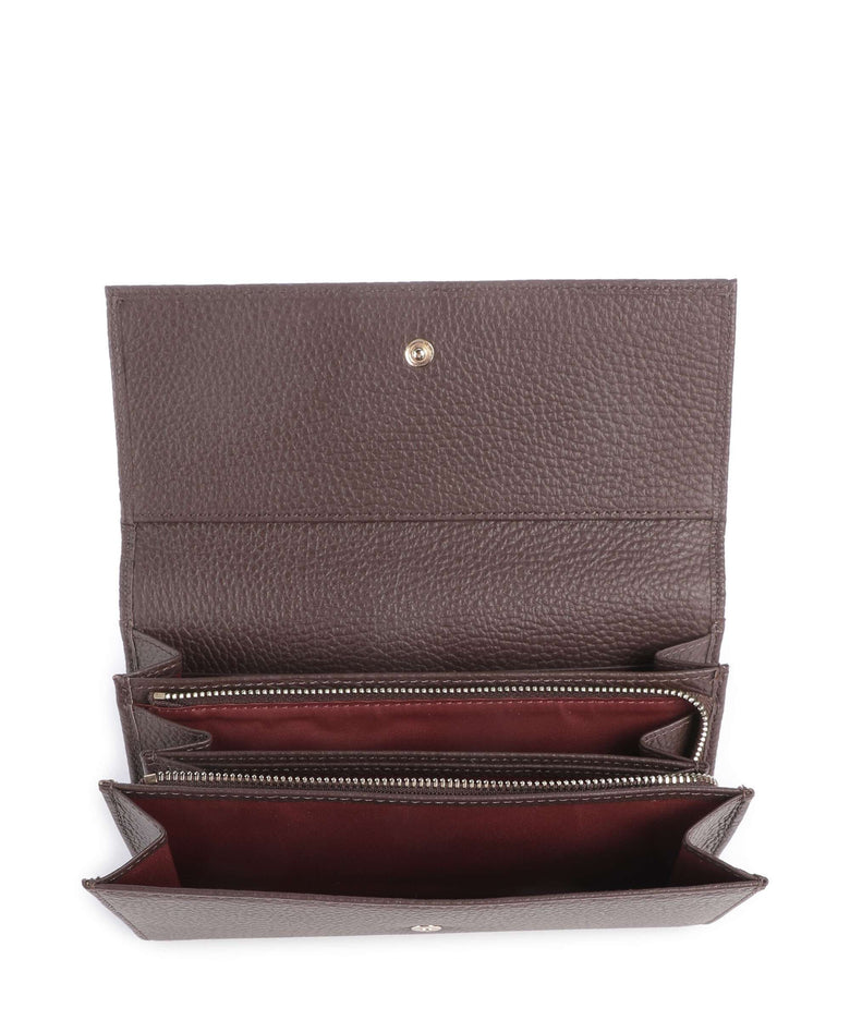 Coccinelle Metallic Soft Wallet brunette