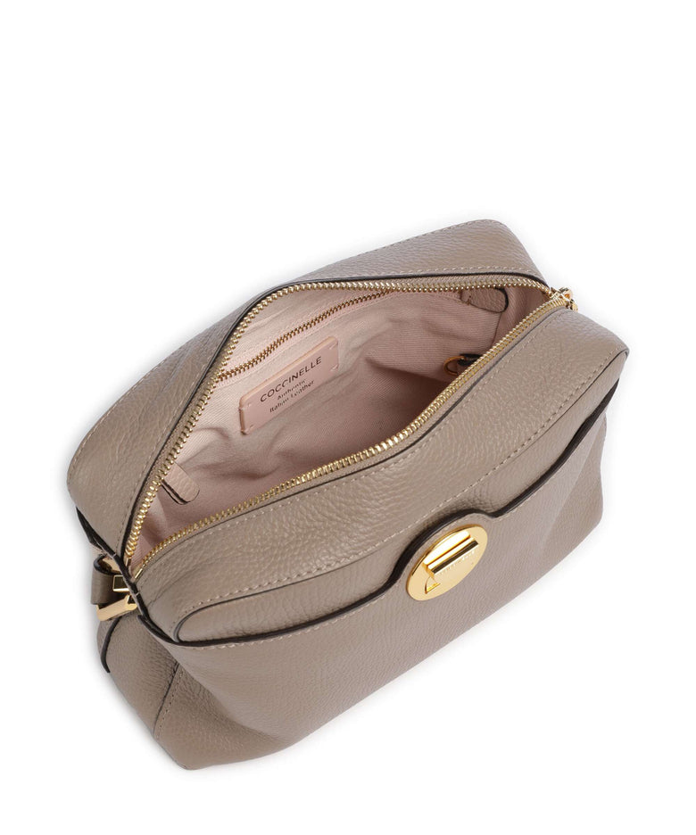 Coccinelle Liya Crossbody bag warm taupe/rosette