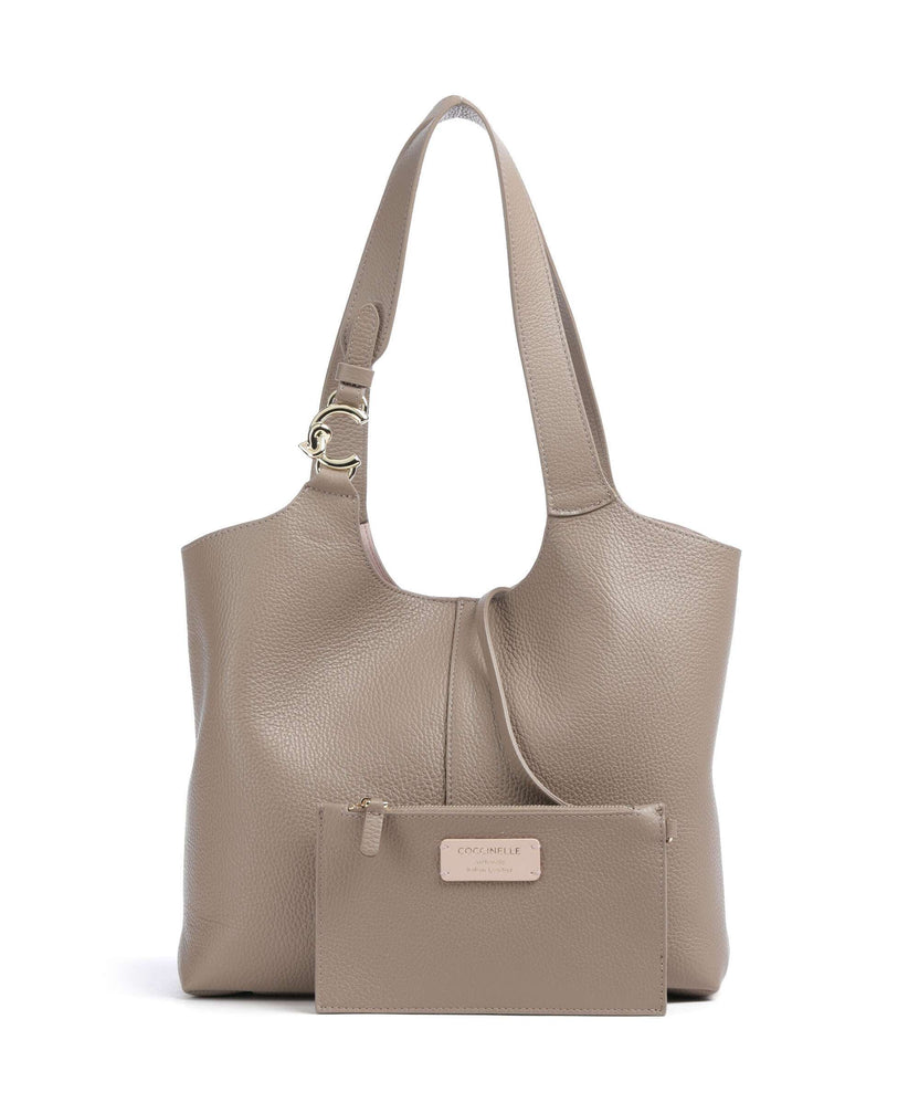 Coccinelle C-Easy Hobo bag warm taupe