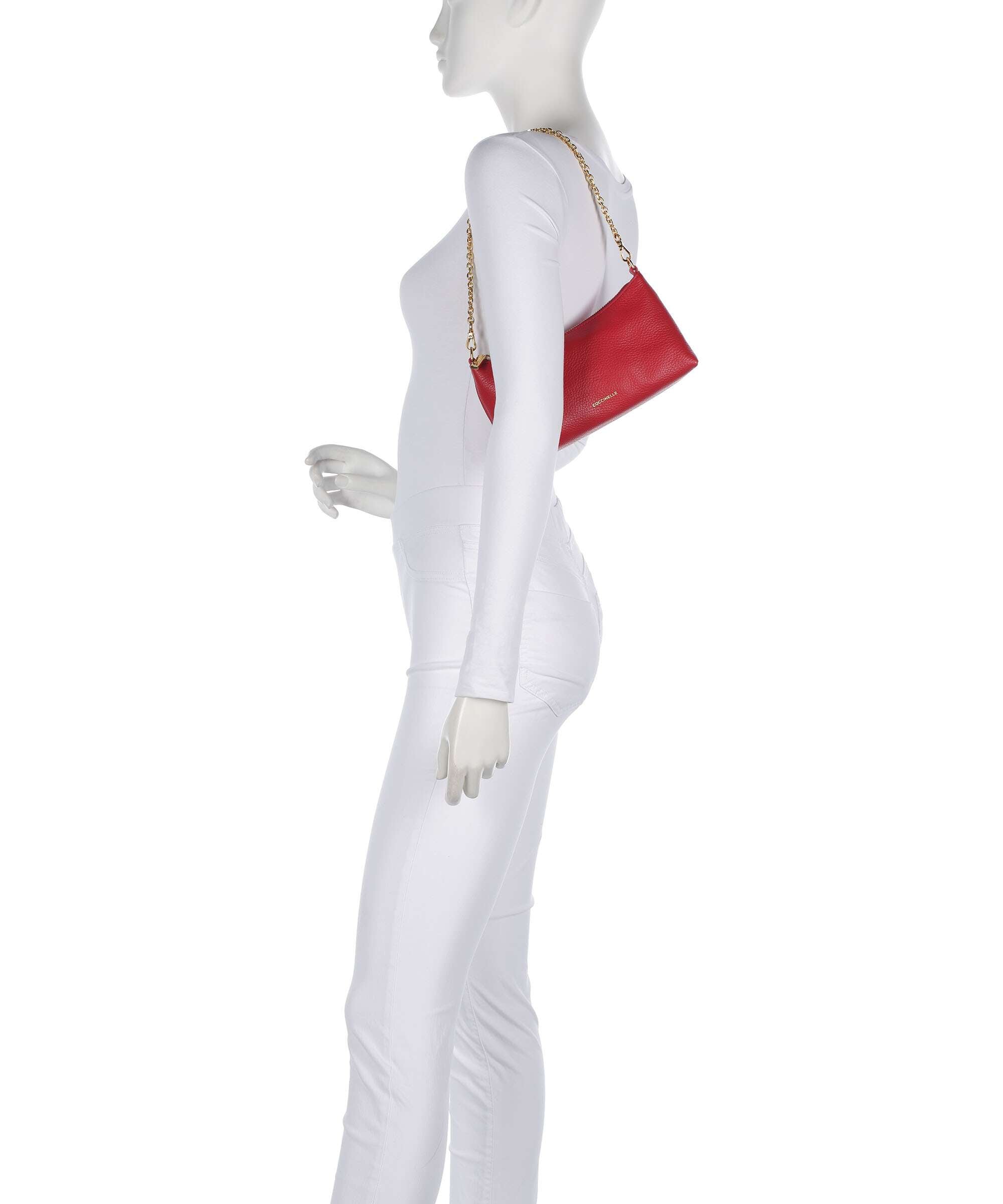 Coccinelle Aura Shoulder bag scarlet