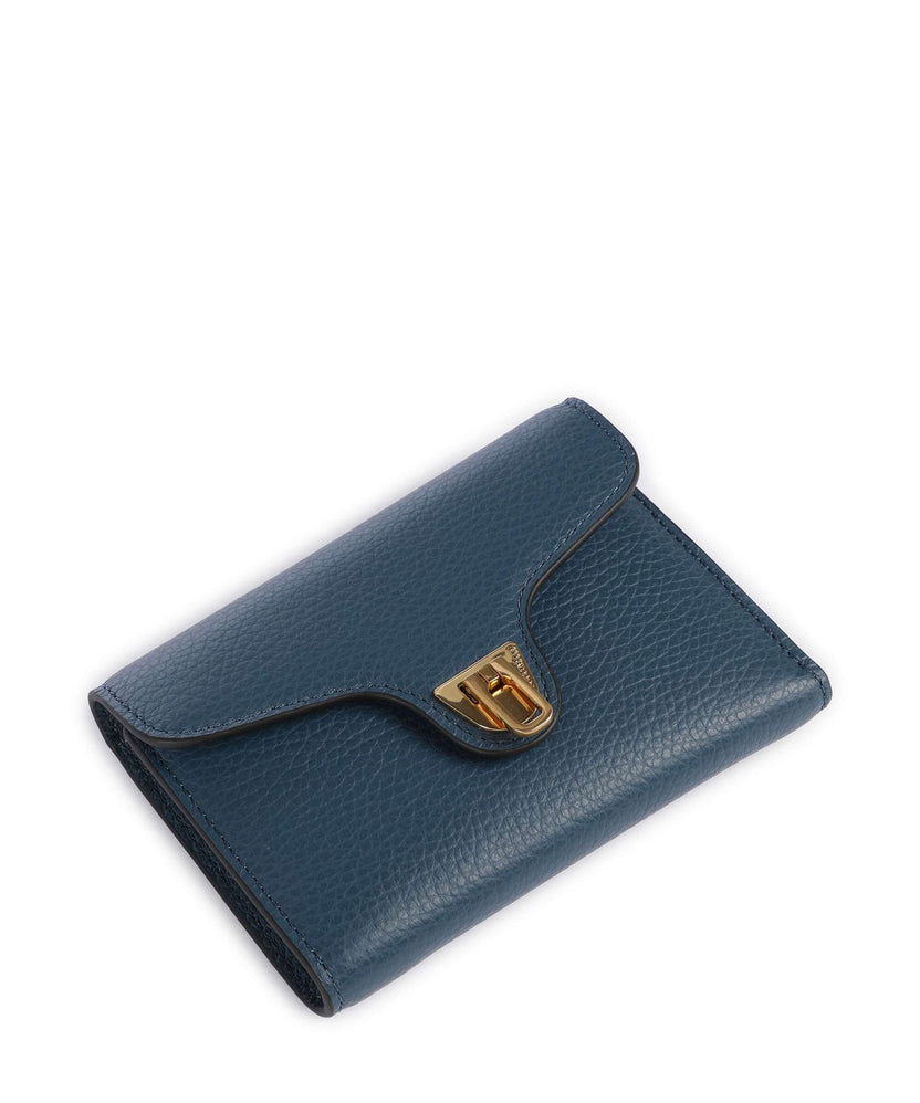 Coccinelle Beat Soft RFID Wallet deep blue