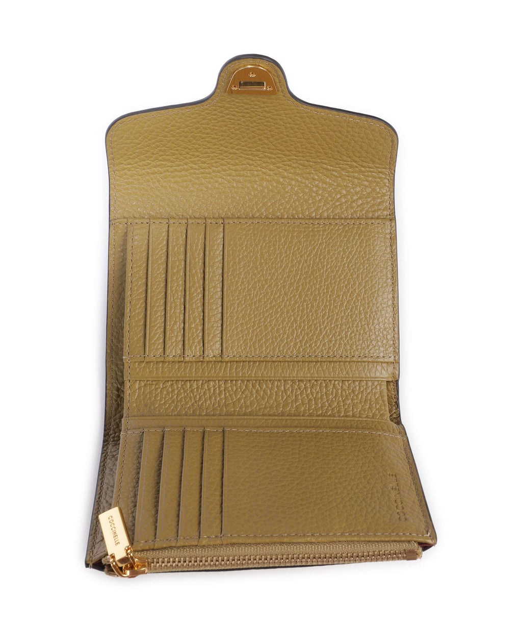 Coccinelle Beat Soft Wallet seagrass