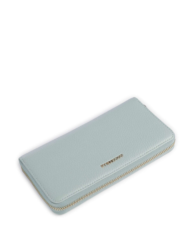 Coccinelle Metallic Soft Wallet aquamarine