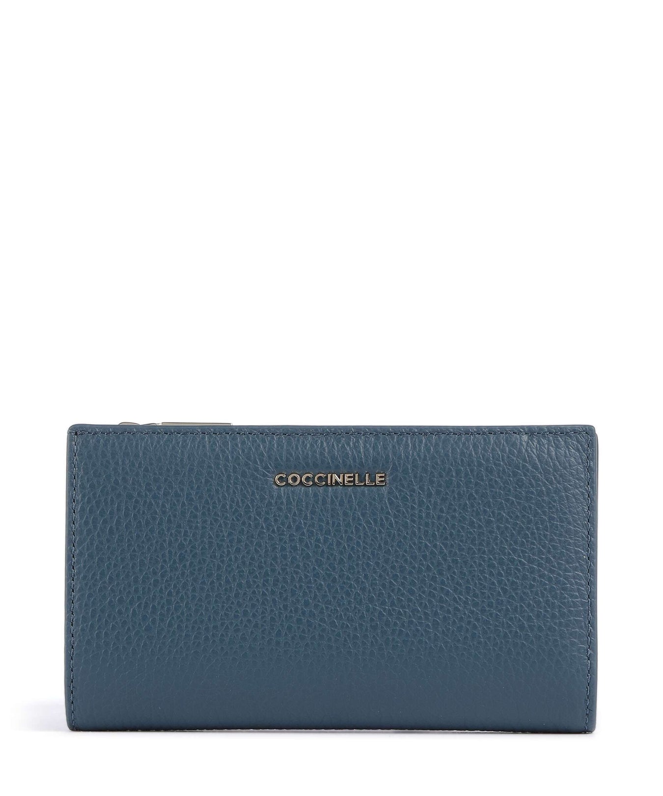Coccinelle Metallic Soft RFID Wallet deep blue