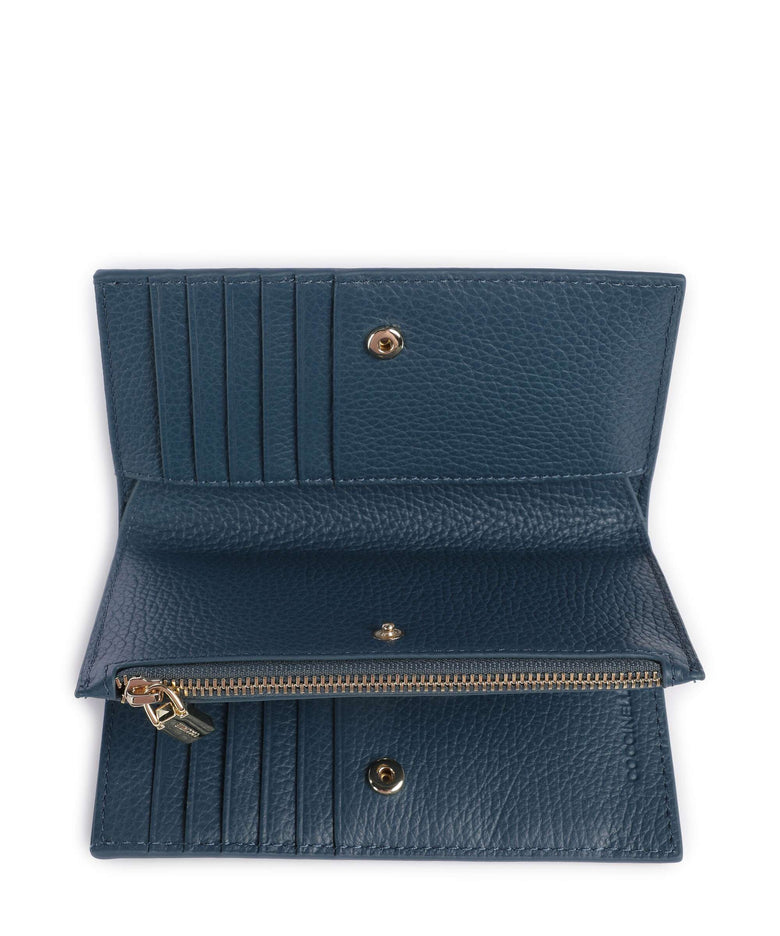 Coccinelle Metallic Soft Wallet deep blue