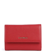 Coccinelle Metallic Soft RFID Portefeuille scarlet