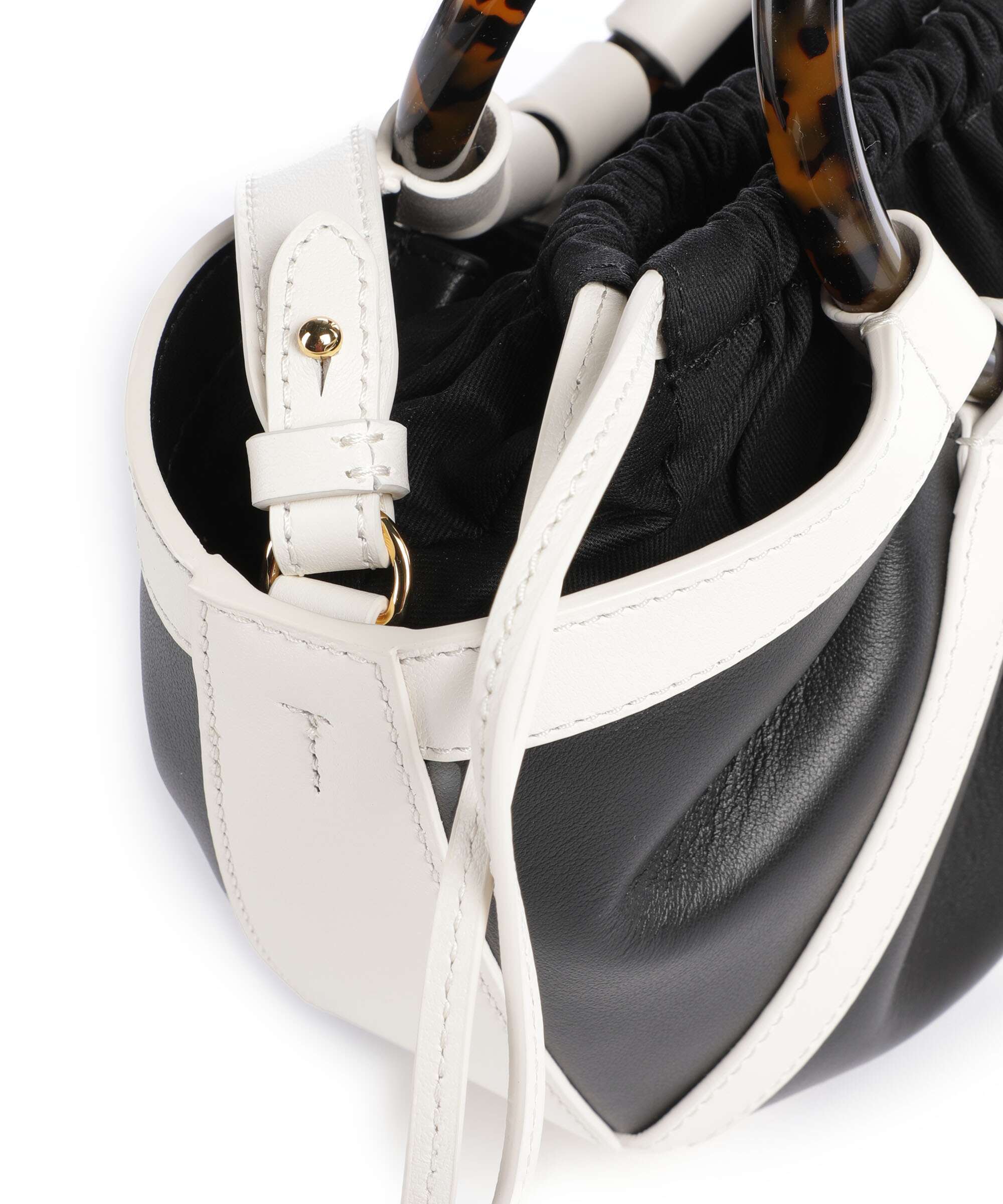 Coccinelle Shell Handbag pearl/noir