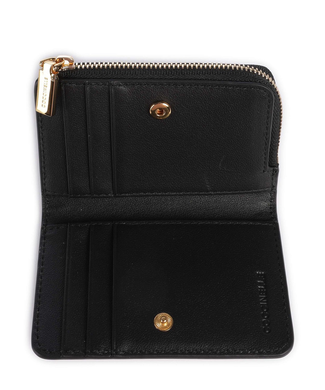 Coccinelle Metallic Shiny Smooth RFID Wallet noir