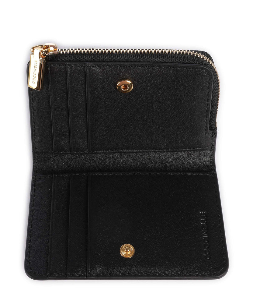 Coccinelle Metallic Shiny Smooth RFID Wallet noir