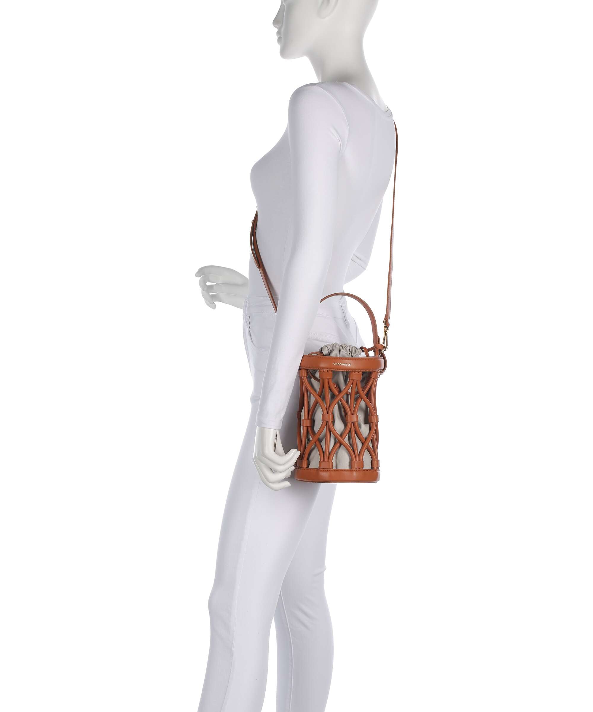 Coccinelle Koi Bucket bag crab