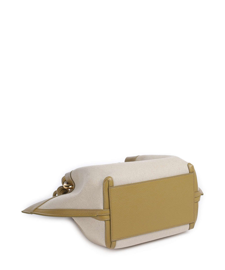 Coccinelle Finn Canvas Hobo bag natural/seagrass