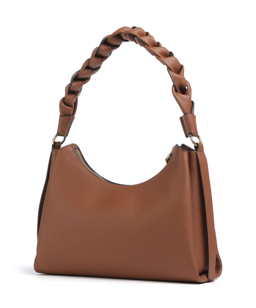 Coccinelle Boheme Grana Double Shoulder bag cognac/noir