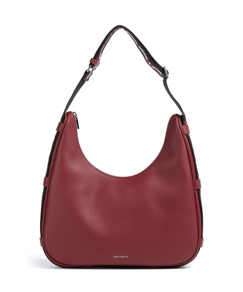 Coccinelle Raquel Hobo bag ribes/prune