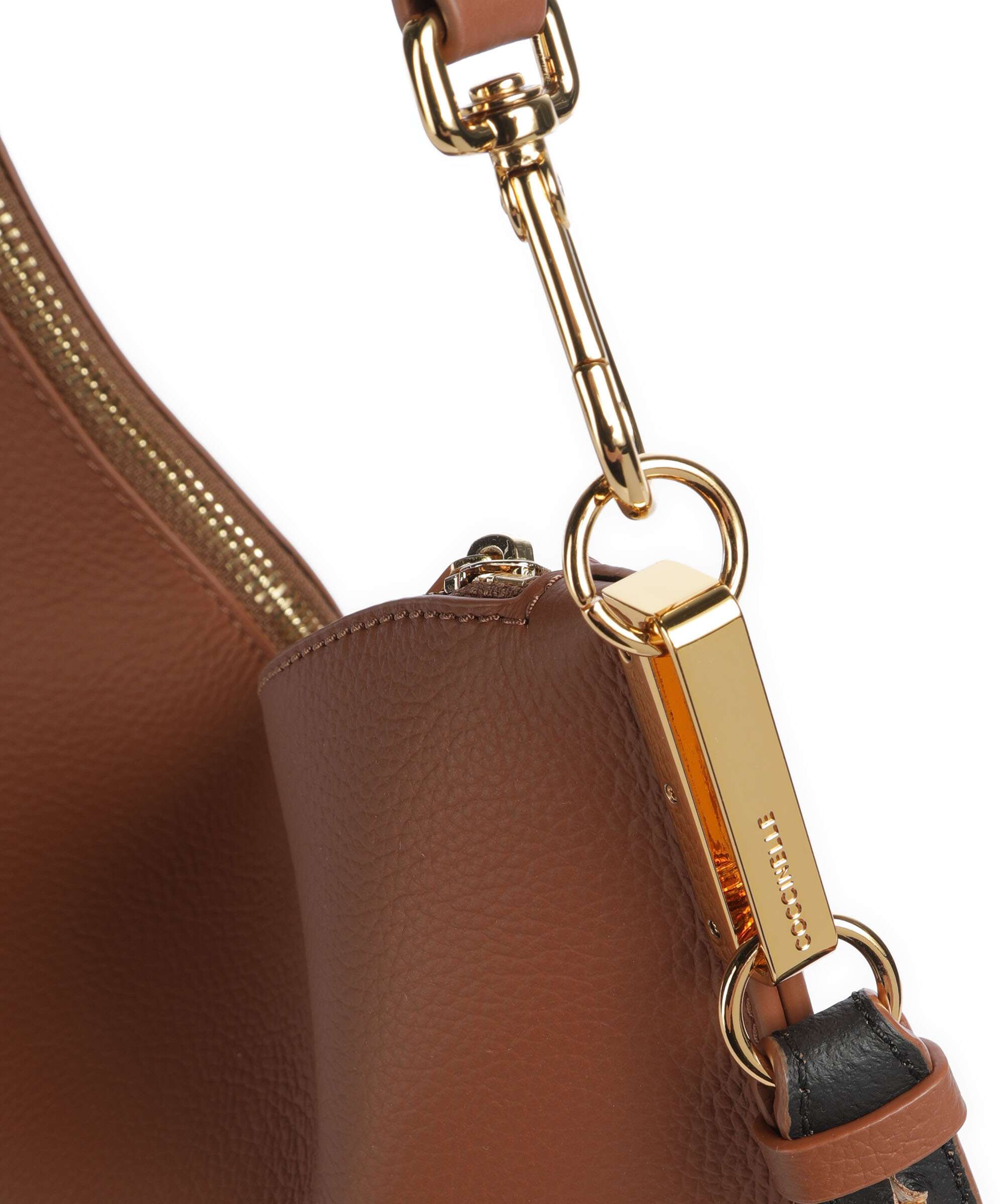 Coccinelle Sunup Hobo bag cognac/noir