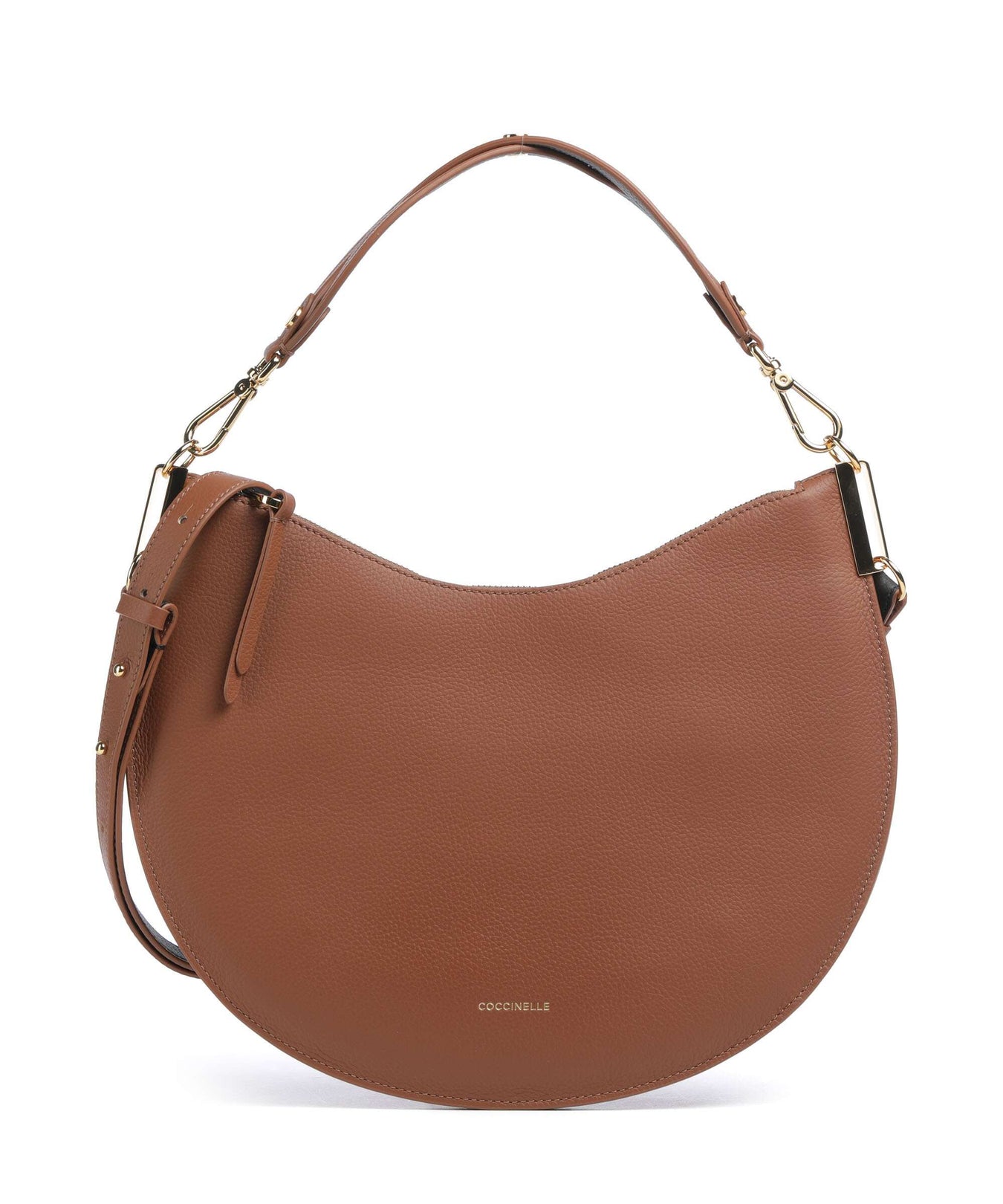 Coccinelle Sunup Hobo bag cognac/noir