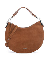 Coccinelle Sunup Suede Beuteltasche cognac