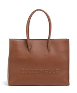Coccinelle Myrtha Maxi Logo Cabas cognac