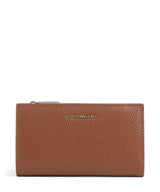 Coccinelle Metallic Soft RFID Portefeuille cognac