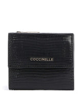 Coccinelle Metallic Lizard RFID Portefeuille noir