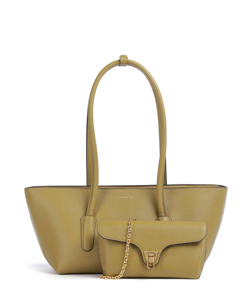 Coccinelle Beat Double Shoulder bag seagrass