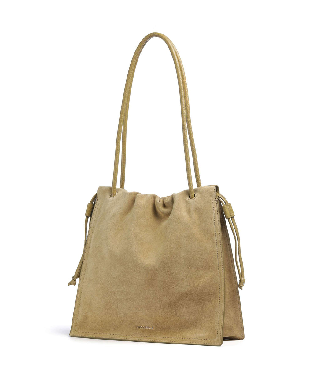 Coccinelle Dulse Bucket bag seagrass