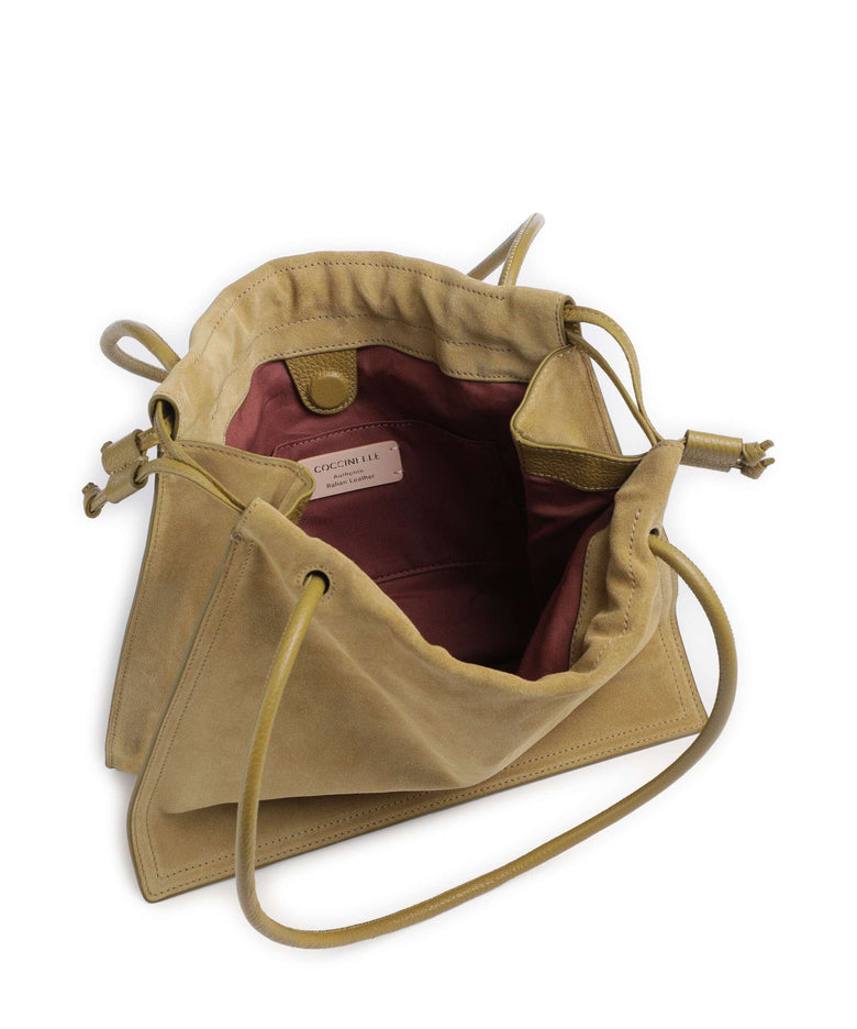 Coccinelle Dulse Bucket bag seagrass