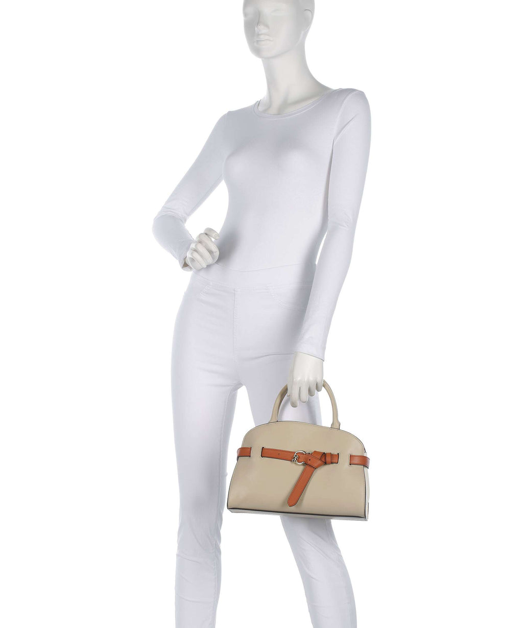 Coccinelle Sabine New Tricolor Handbag sandshell/pearl/crab