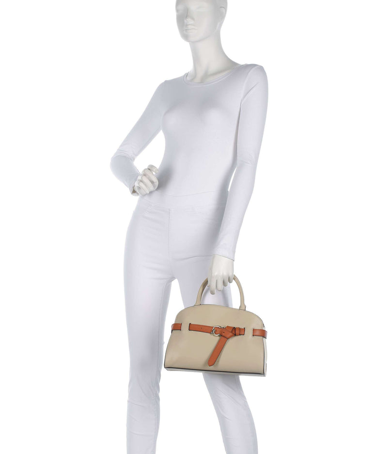 Coccinelle Sabine New Tricolor Handbag sandshell/pearl/crab